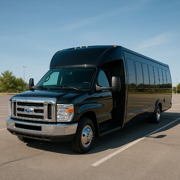 League City Shuttle Bus Rentals 18 Passenger Shuttle Bus