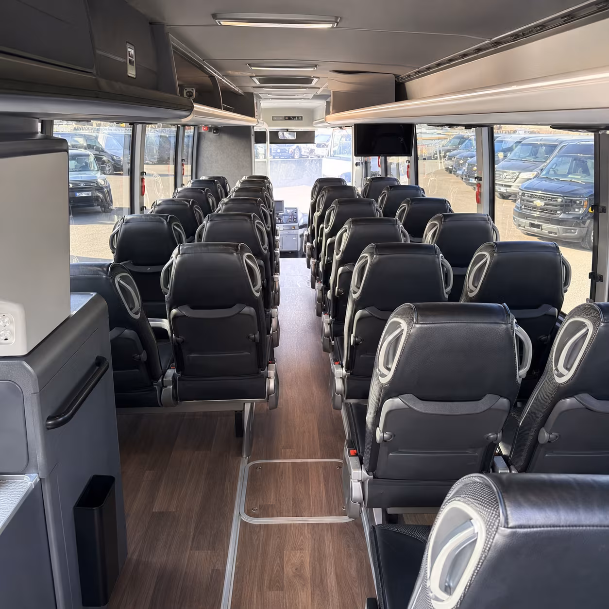 league city charter bus services inside